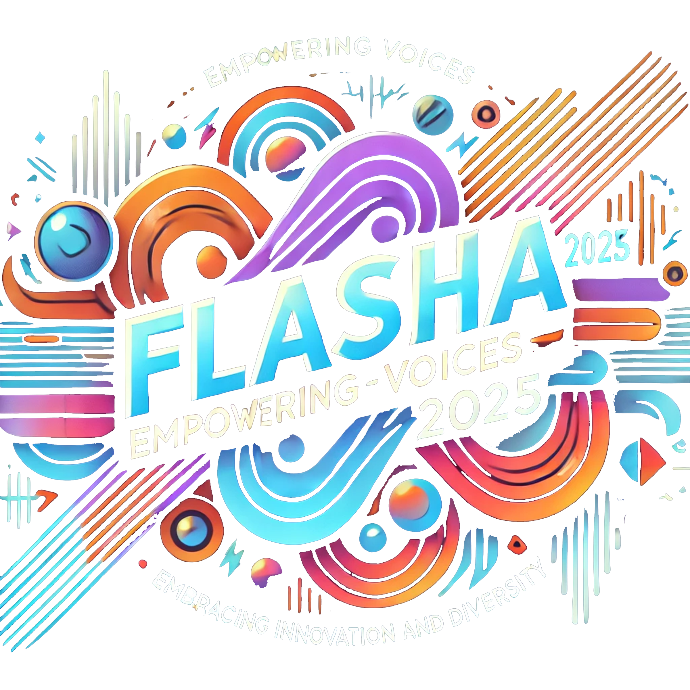 FLASHA 2025 Conference Logo transparent background